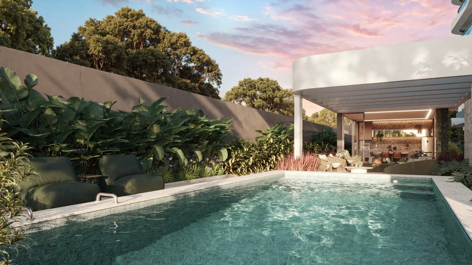 Pool house